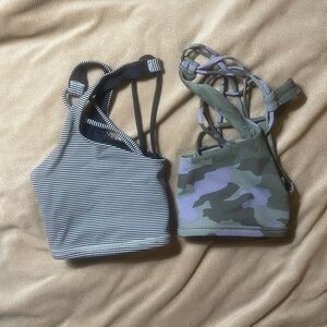 lululemon athletica Striped and Camo Sports Bras